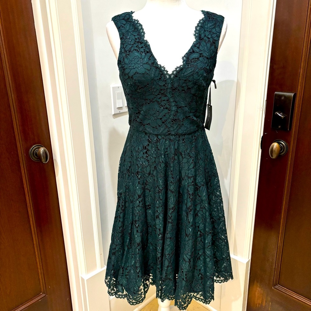 VERA WANG gorgeous lace dress SZ 4 NEW perfect condition. Lined and with zipper